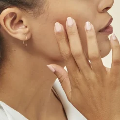 Créoles Helle Amande Or Jaune