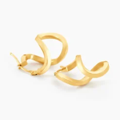 Créoles Helmine Or Jaune