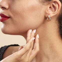 Créoles Hepsie Or Bicolore