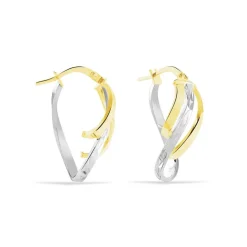 Créoles Holly Or Bicolore