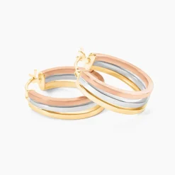 Créoles Iba Or Tricolore