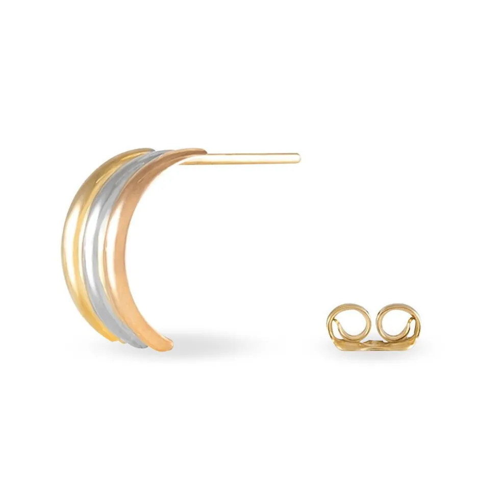 Créoles Igora Or Tricolore