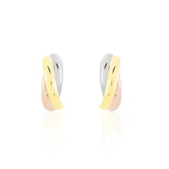 Créoles Igora Or Tricolore