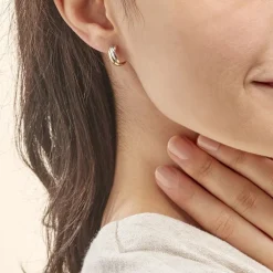 Créoles Igora Or Tricolore