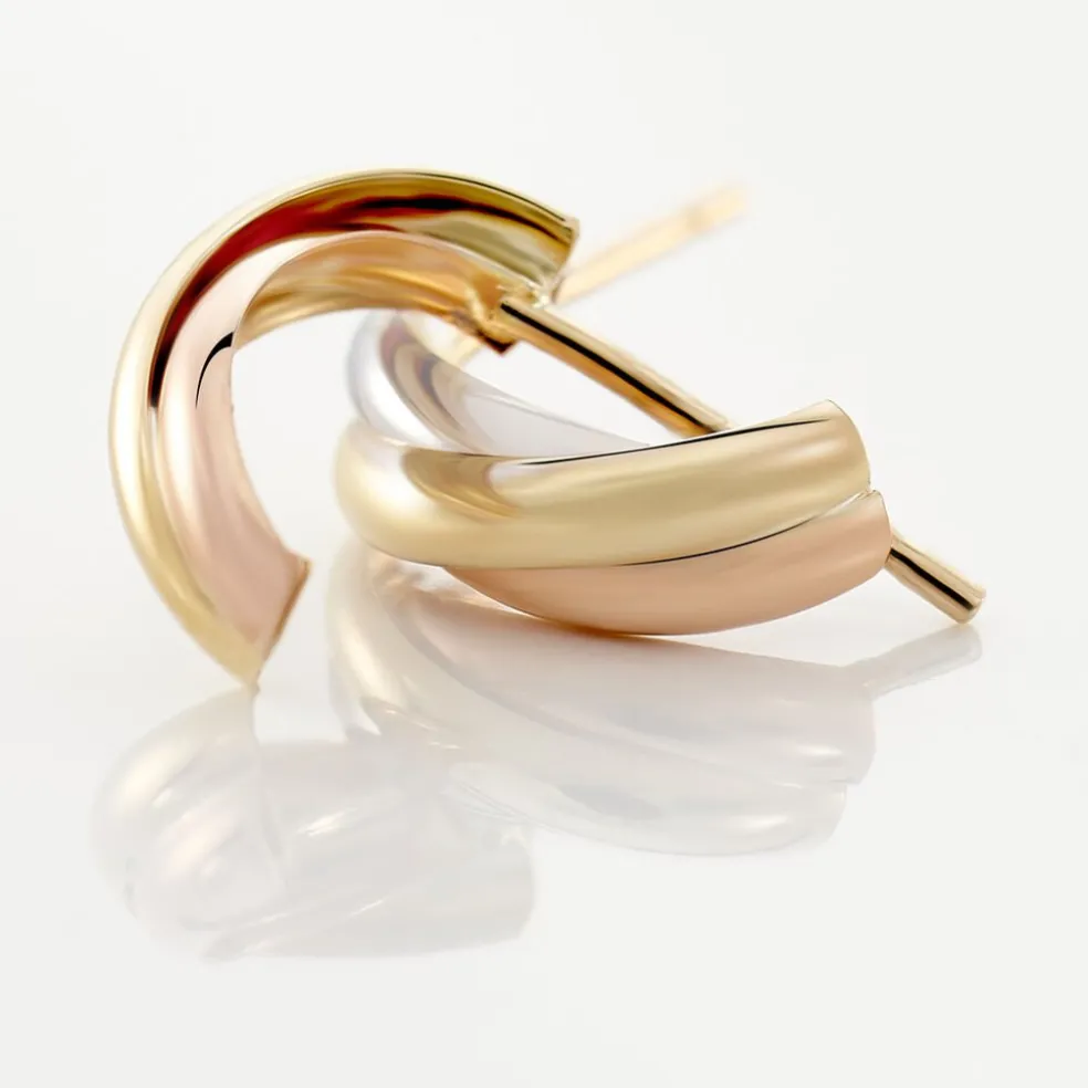 Créoles Igora Or Tricolore