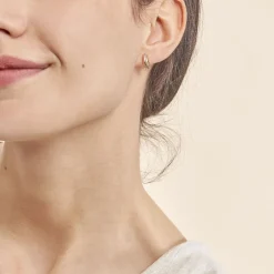 Créoles Igora Or Tricolore