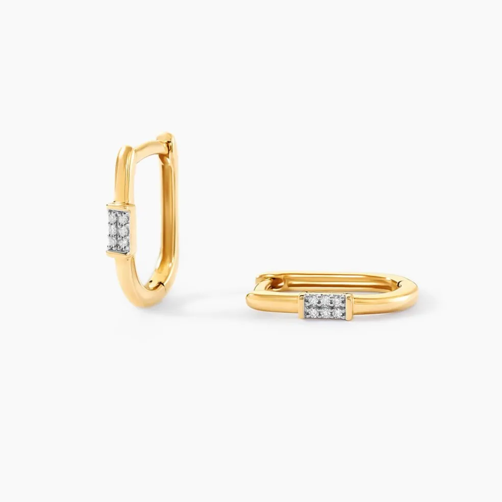 Créoles Infinite Love Or Jaune Diamant