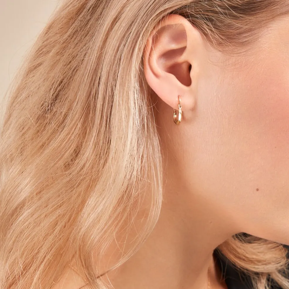 Créoles Kayleah Or Jaune