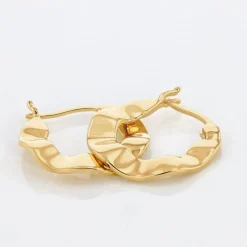 Créoles Keara Plaqué Or Jaune