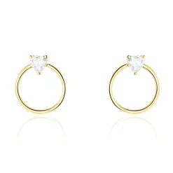 Créoles Kip Or Jaune Oxyde De Zirconium