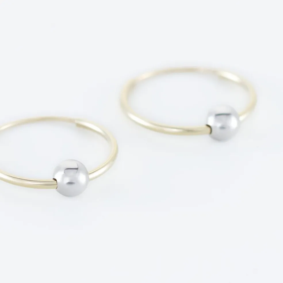 Créoles Kirsa Or Bicolore