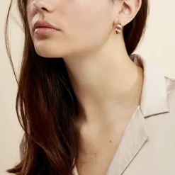 Créoles Kuma Plaqué Or Jaune