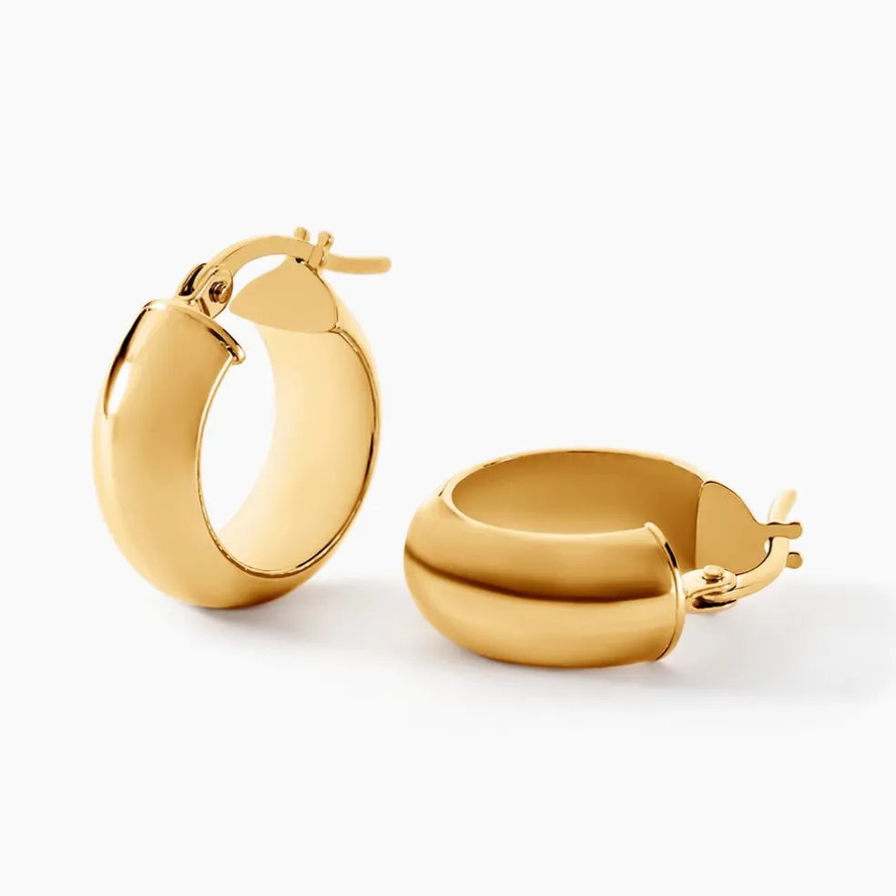 Créoles Kurtis Or Jaune