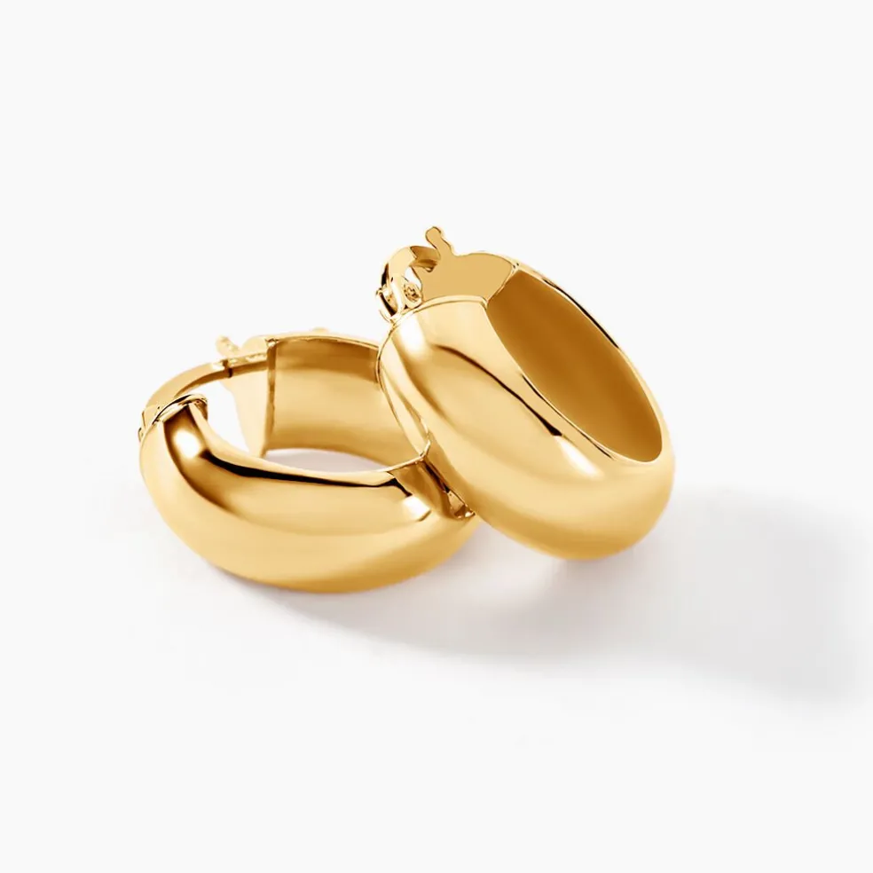 Créoles Kurtis Or Jaune