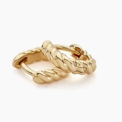 Créoles Liah Plaque Or Jaune