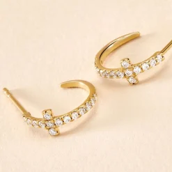 Créoles Like A Virgin Or Jaune Oxyde De Zirconium