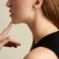 Créoles Linka Plaqué Or Jaune