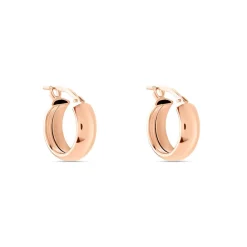 Créoles Lisa Argent Rose