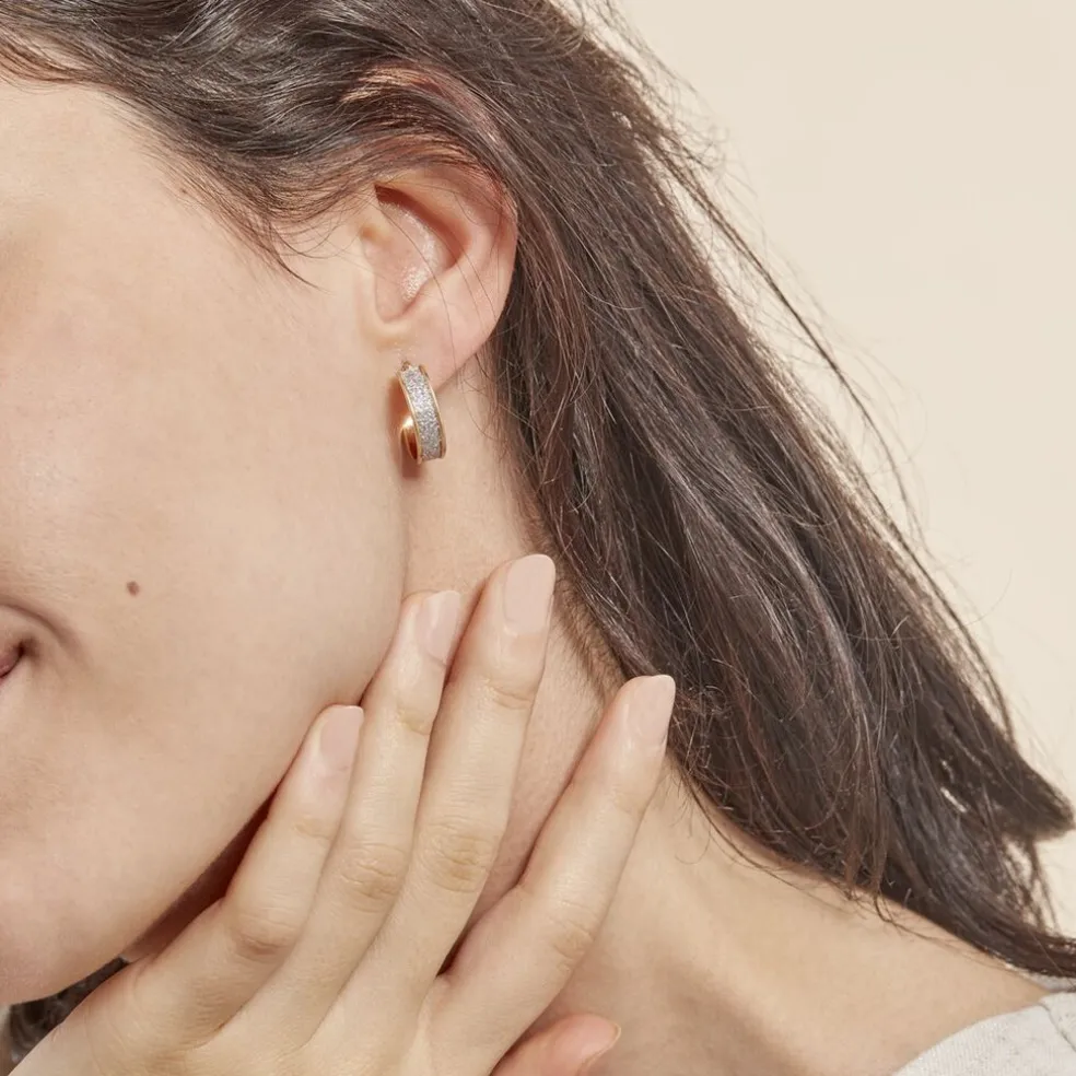 Créoles Lolly Or Bicolore