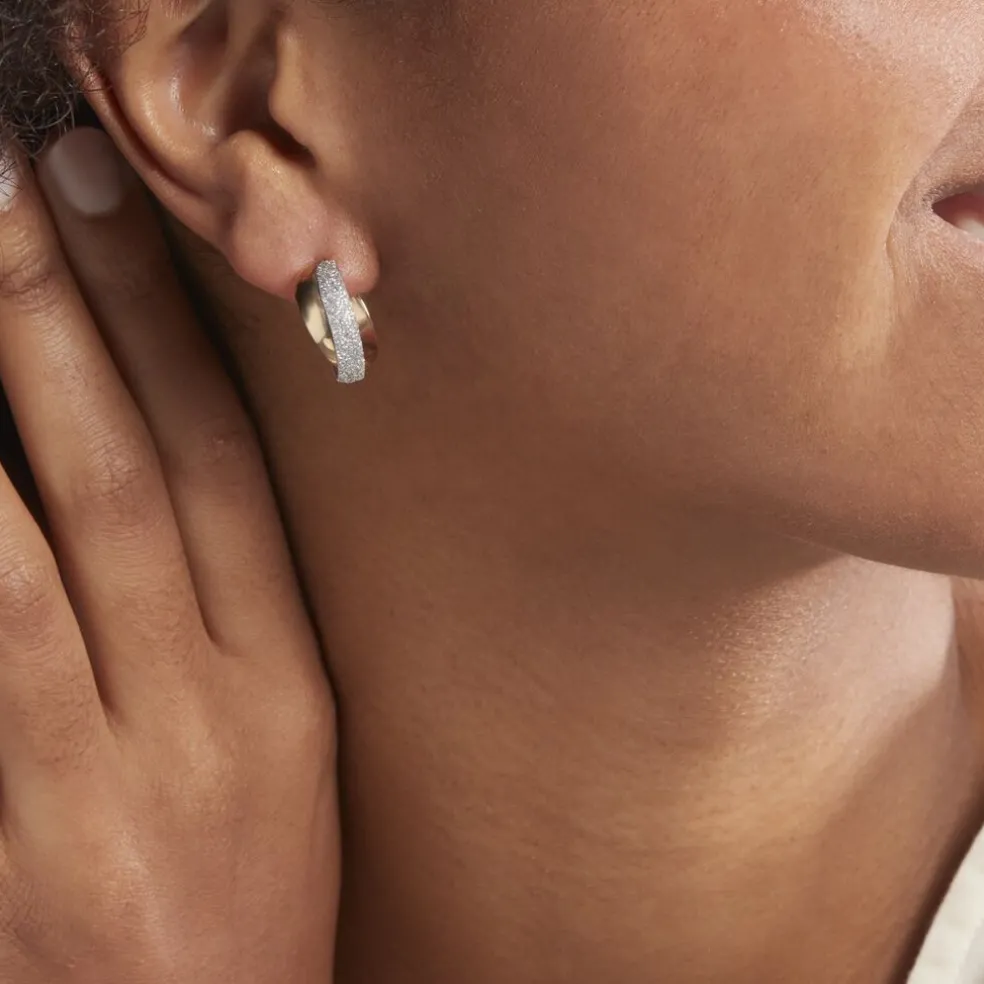 Créoles Lolly Or Bicolore