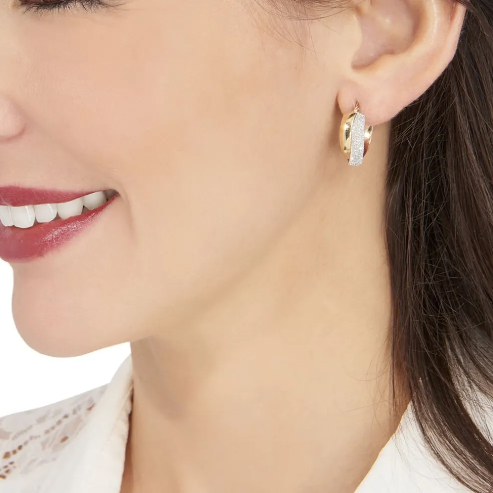 Créoles Lolly Or Bicolore