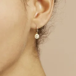 Créoles Lulu Or Jaune Oxyde