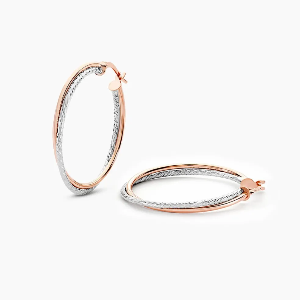 Créoles Maelia Or Bicolore