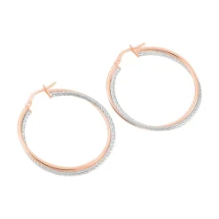 Créoles Maelia Or Bicolore