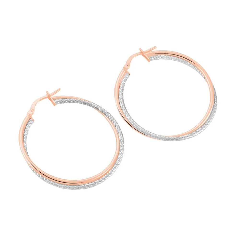 Créoles Maelia Or Bicolore