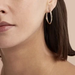 Créoles Maelia Or Bicolore