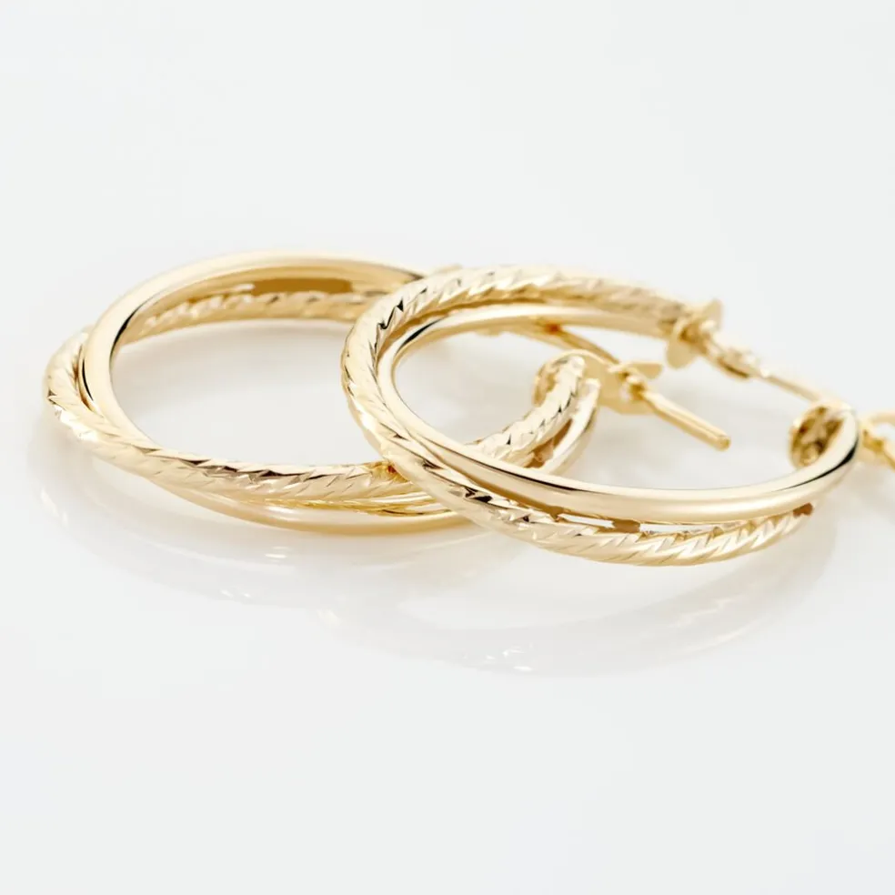 Créoles Maelia Or Jaune