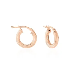 Créoles Maia Argent Rose