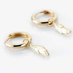 Créoles Meira Plaqué Or Jaune