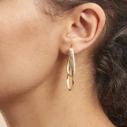 Créoles Merilyn Or Bicolore