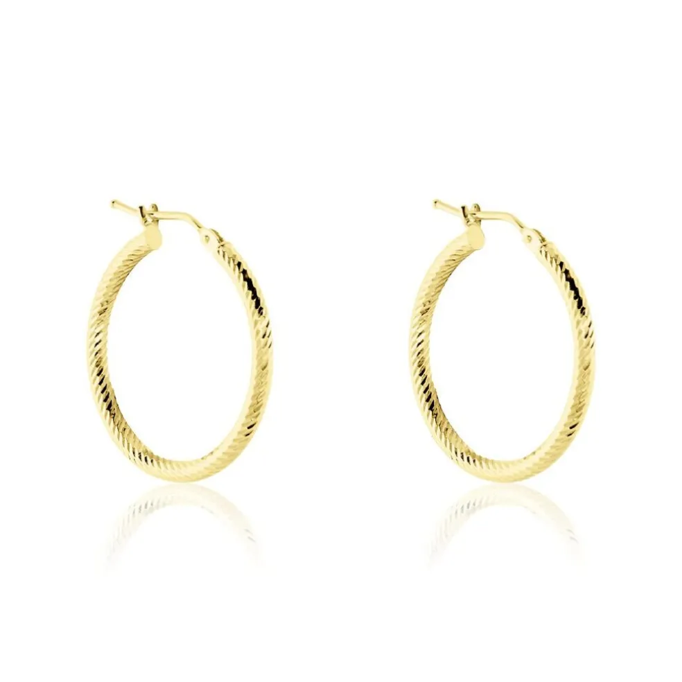 Créoles Merraine Or Jaune