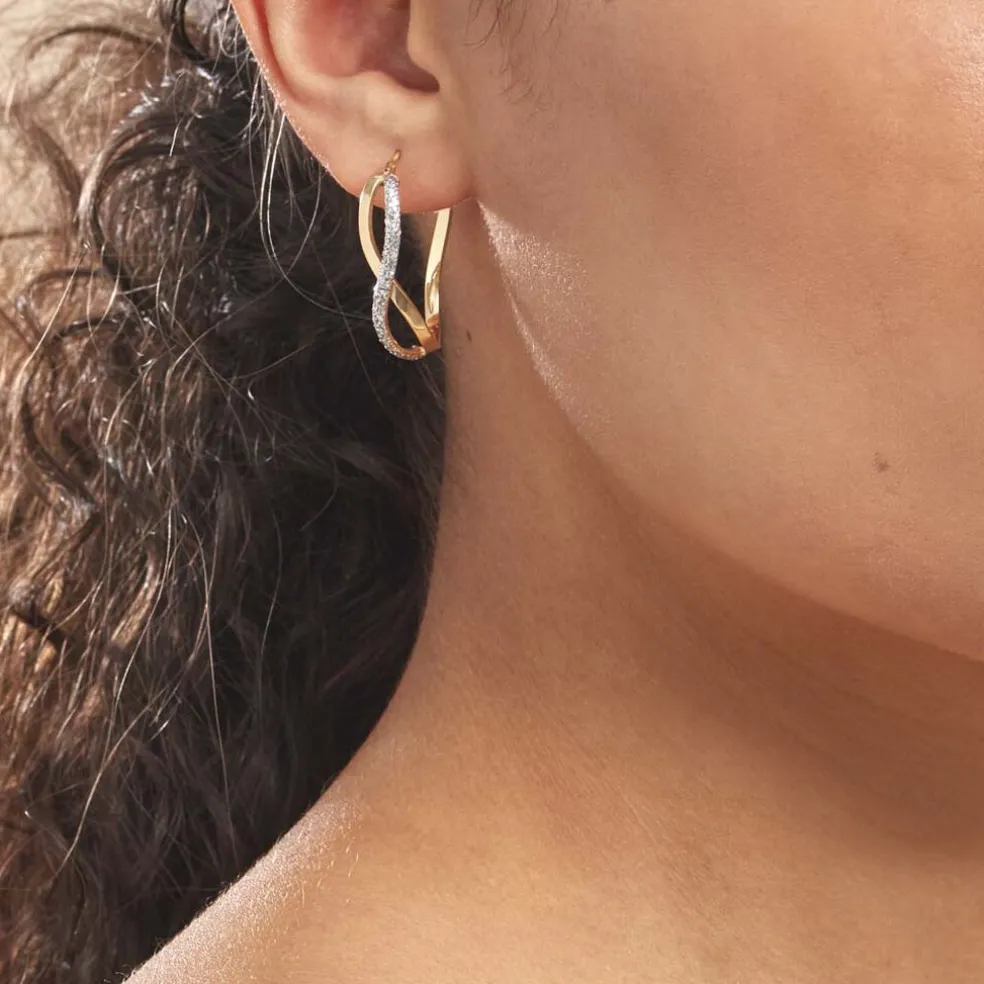 Créoles Micha Or Bicolore