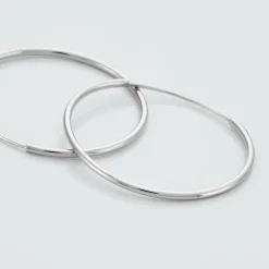 Créoles Muses Flexibles Or Blanc