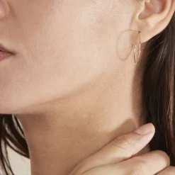 Créoles Muses Or Jaune