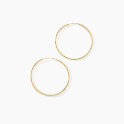 Créoles Muses Or Jaune