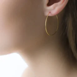 Créoles Muses Or Jaune