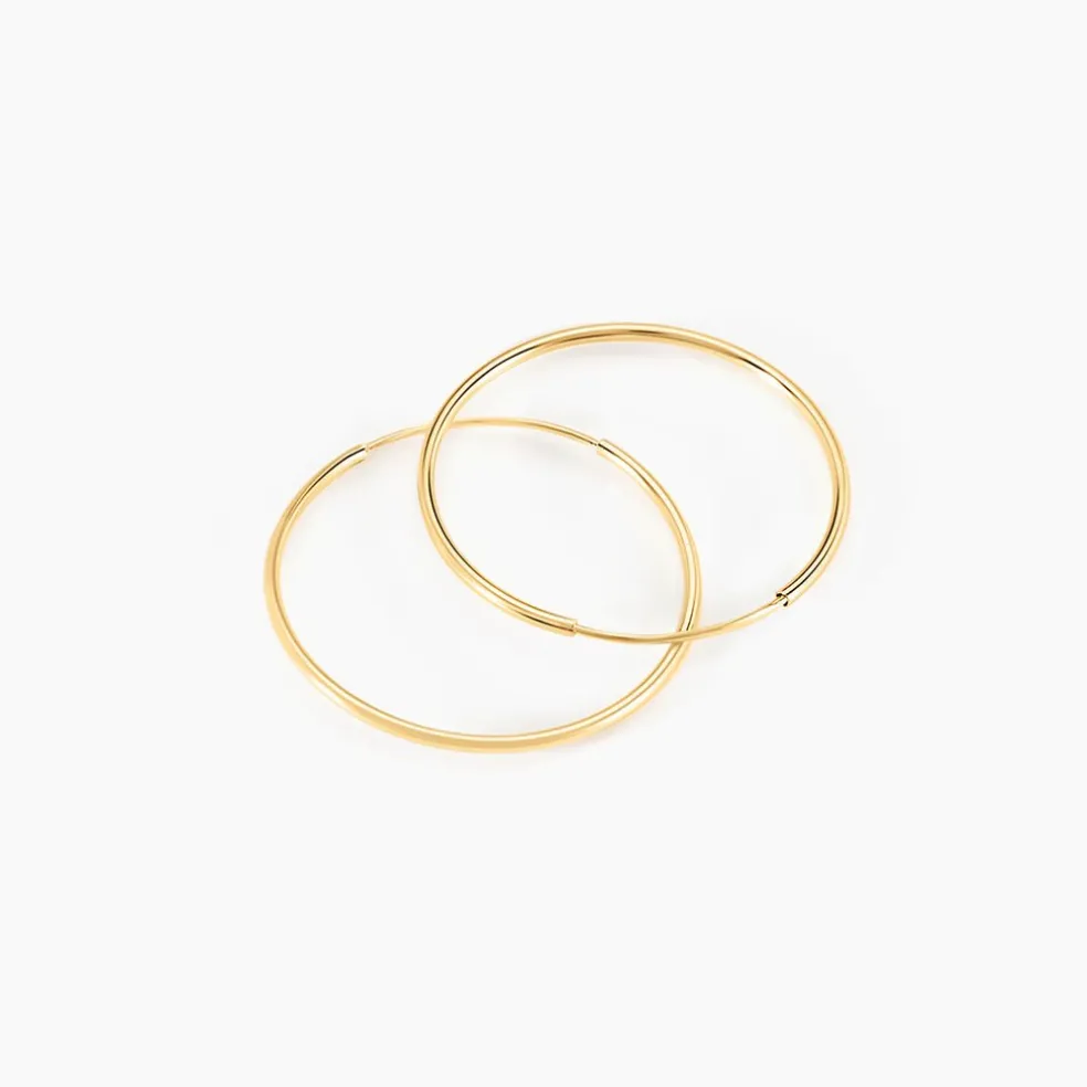 Créoles Muses Or Jaune