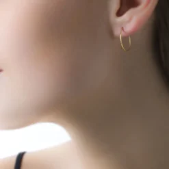 Créoles Muses Or Jaune