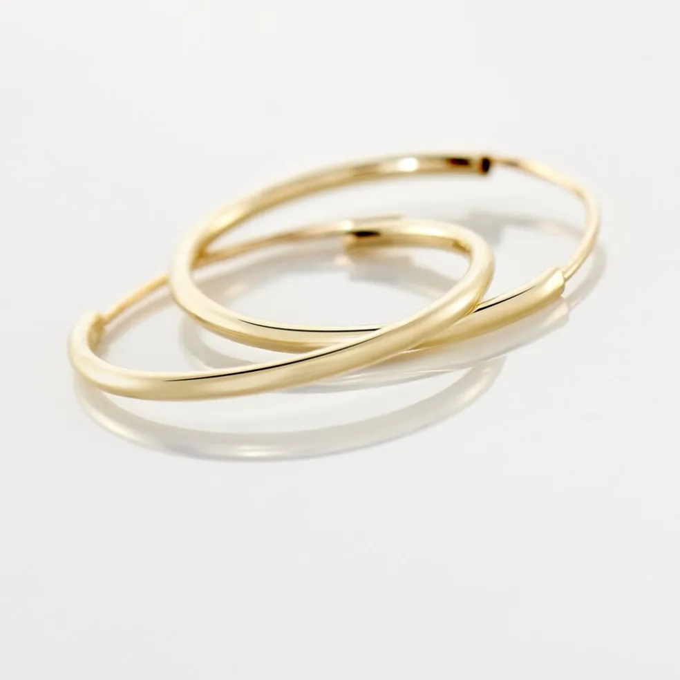 Créoles Muses Or Jaune