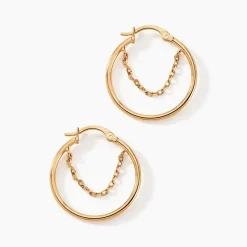 Créoles Omnia Plaqué Or Doré