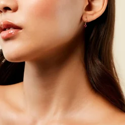 Créoles Onora Or Jaune Rubis