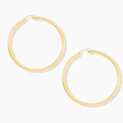 Créoles Or Jaune Rond