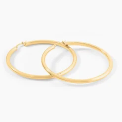 Créoles Or Jaune Rond