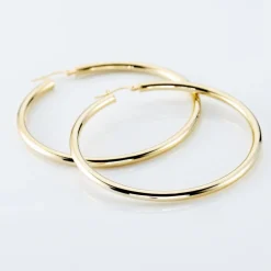 Créoles Or Jaune Rond