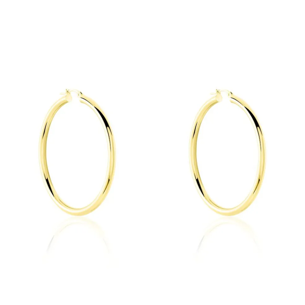 Créoles Or Jaune Rond