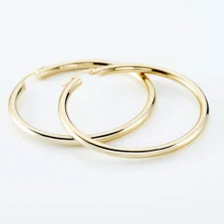 Créoles Or Jaune Rond